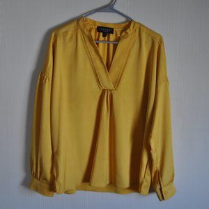 Laundry Golden Yellow Peasant Blouse